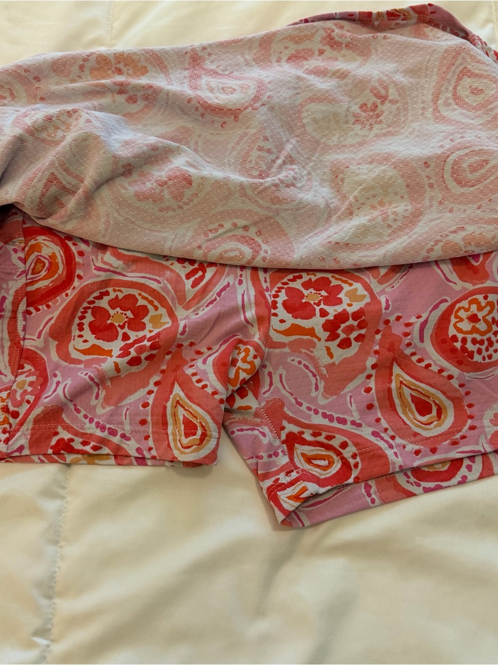 IBKUL Pink Red Orange Paisley Print Golf Skort ⛳️ - Picture 3 of 8